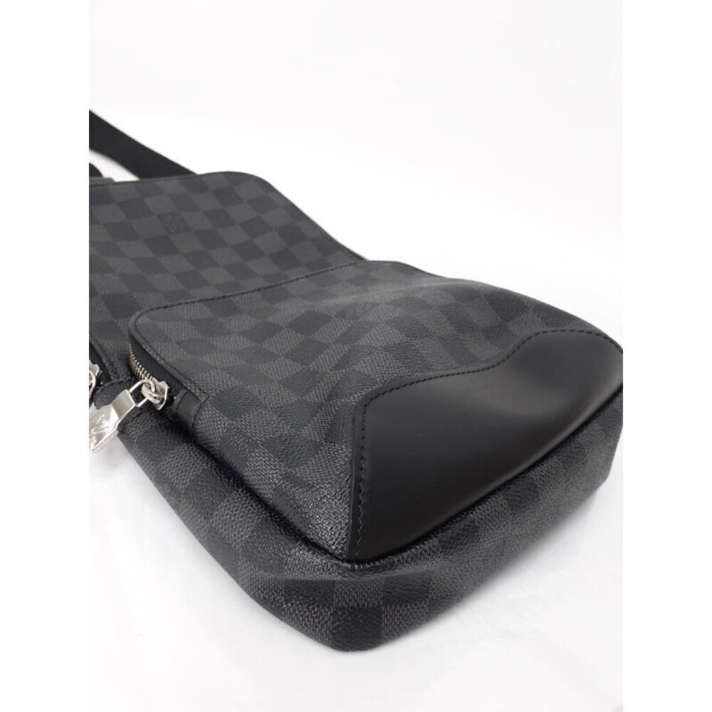 Louis Vuitton Damier Graphite Black Avenue Sling Bag Body - Picture 7 of 9